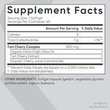 Sports Research Tart Cherry Concentrate With Antioxidants & Flavonoids - 60 Liquid Softgels