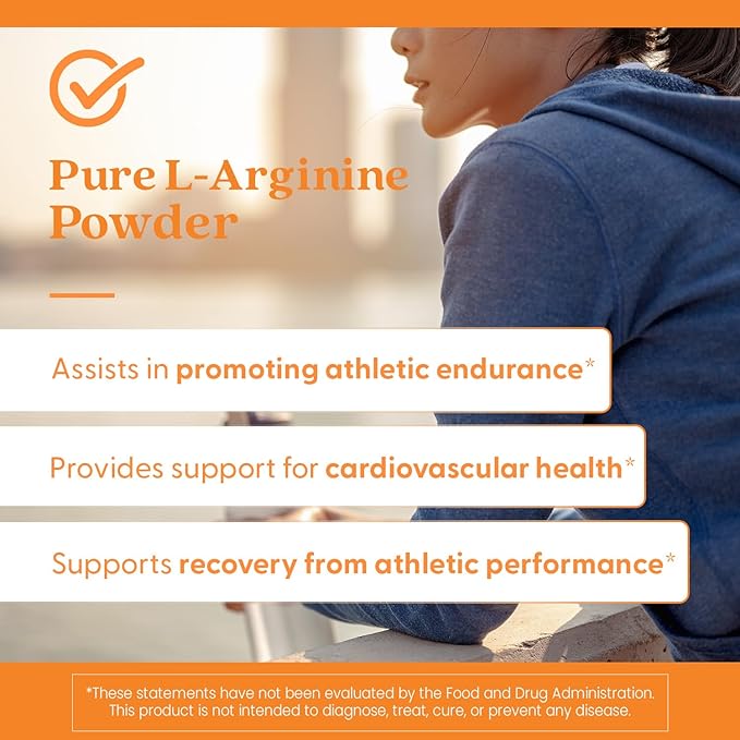 Doctor's Best L-Arginine Powder, Non-GMO, Vegan, Gluten Free, Soy Free, Helps Promote Muscle Growth, 300 Grams
