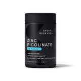 Sports Research High Potency Zinc Picolinate 30mg with Organic Coconut Oil Highly Absorbable Zinc Supplement for Healthy Immune & Enzyme Function - Non-GMO Tested & Gluten-Free (90 Liquid Softgels) Brand: Sports Research